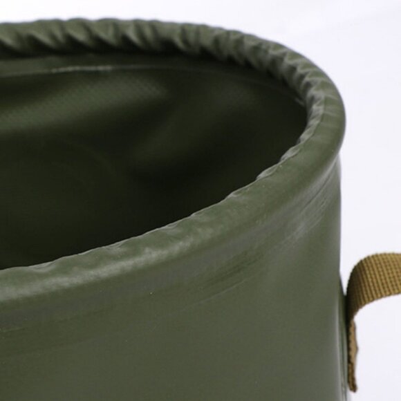 20L Out Camping Foldable Round Bucket Portable Picnics Water Storage Fishing - Picture 4 of 8